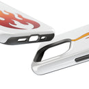 Flame Graphic Phone Case — Magnetic Impact‑Resistant Protective Cover