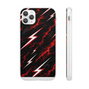 Phone Case — Red Lightning Bolt Storm Flexi Case