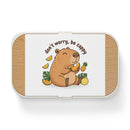 Bento Lunch Box — Capybara "Don't Worry Be Cappy" Cute Lunchbox