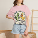 T-Shirt — "We're Equally Whack" Turtle & Duck Best Friends Graphic Tee