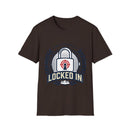 Locked In T-Shirt — Motivational 'Locked In' Graphic Tee