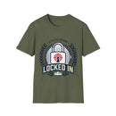 Locked In T-Shirt — Motivational 'Locked In' Graphic Tee