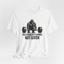 Iron-Willed Barbell Graphic Tee
