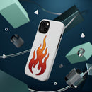Flame Graphic Phone Case — Magnetic Impact‑Resistant Protective Cover