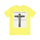 Jesus Crucifix T‑Shirt — Christian Faith Graphic Tee for Easter & Church