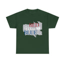 Bed Wine Blue T-Shirt — Patriotic Red White & Blue Graphic Tee