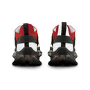Mesh Sneakers — Lightweight Breathable Men’s Athletic Shoes with Flame Design