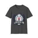 Locked In T-Shirt — Motivational 'Locked In' Graphic Tee