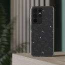 Dove Pattern Flexi Phone Case — Minimal White Bird Protective Case