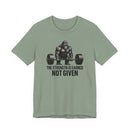 Iron-Willed Barbell Graphic Tee