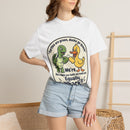 T-Shirt — "We're Equally Whack" Turtle & Duck Best Friends Graphic Tee