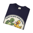 T-Shirt — "We're Equally Whack" Turtle & Duck Best Friends Graphic Tee