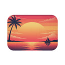 Sunset Beach Bath Mat — Beautiful Sunset Design
