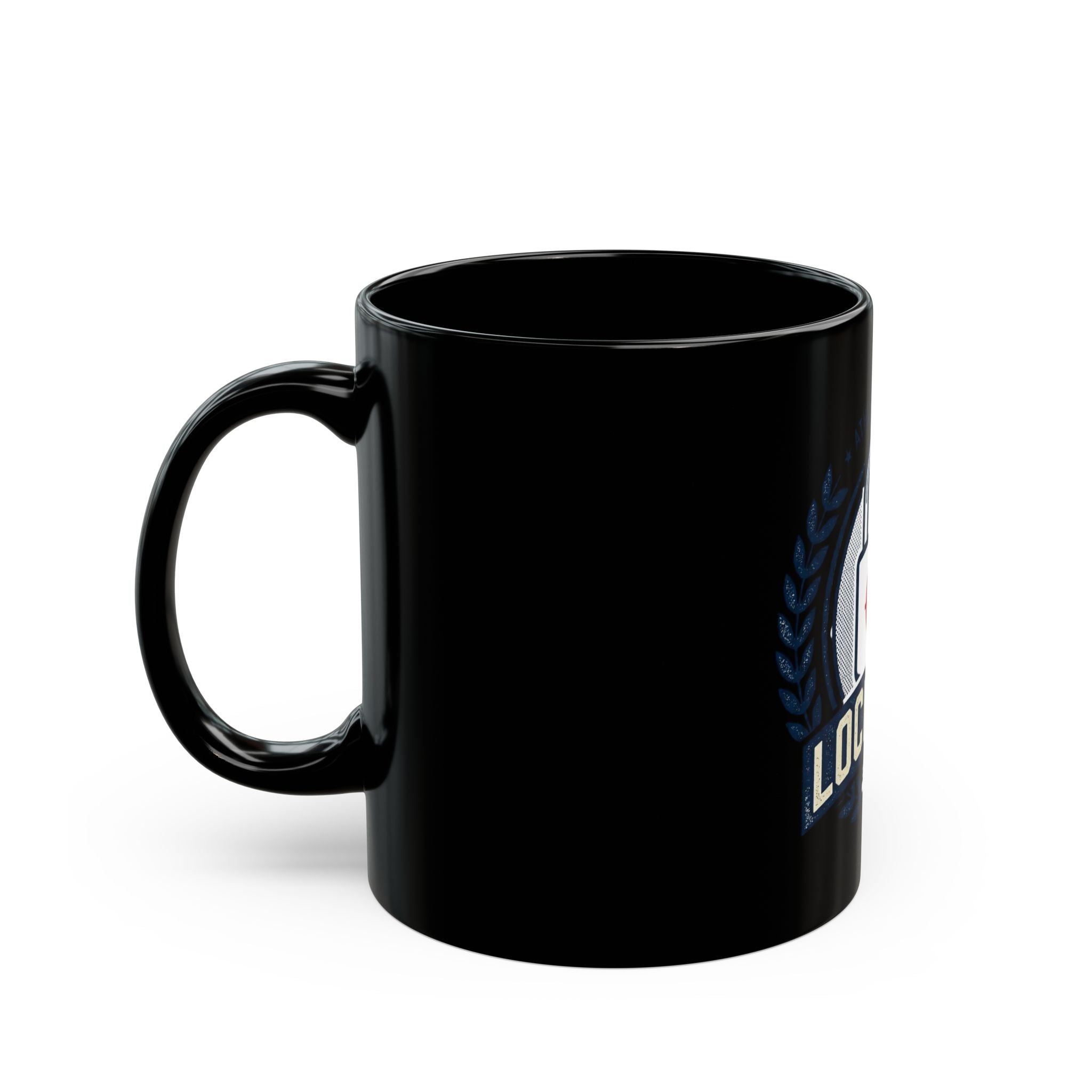 Locked In Black Mug — 'Locked In' 11oz & 15oz Coffee Cup