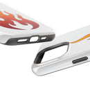 Flame Graphic Phone Case — Magnetic Impact‑Resistant Protective Cover