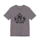 Iron-Willed Barbell Graphic Tee