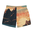 Men's Sunset Swim Trunks — Sunset Print Swimwear