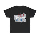 Bed Wine Blue T-Shirt — Patriotic Red White & Blue Graphic Tee