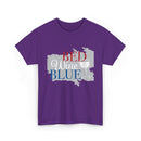 Bed Wine Blue T-Shirt — Patriotic Red White & Blue Graphic Tee