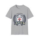 Locked In T-Shirt — Motivational 'Locked In' Graphic Tee