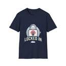 Locked In T-Shirt — Motivational 'Locked In' Graphic Tee