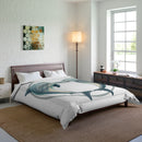 Dolphin Heart Comforter - Nautical Sea Life Bedding