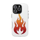 Flame Graphic Phone Case — Magnetic Impact‑Resistant Protective Cover
