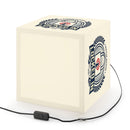 Light Cube Lamp — "Locked In" Athletic Badge Ambient Night Light