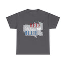 Bed Wine Blue T-Shirt — Patriotic Red White & Blue Graphic Tee