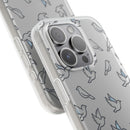 Dove Pattern Flexi Phone Case — Minimal White Bird Protective Case