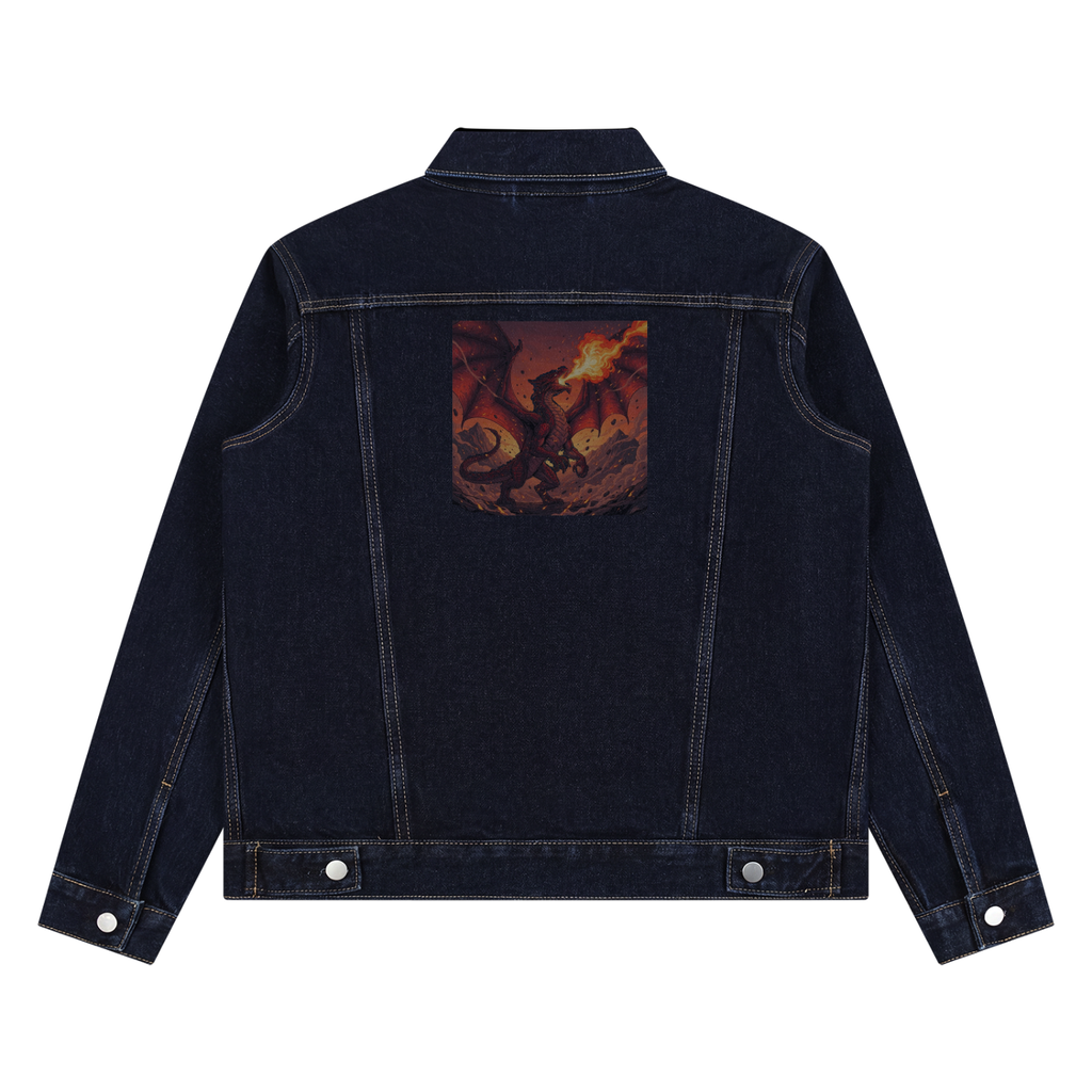 Unisex Vintage Wash Denim Jacket