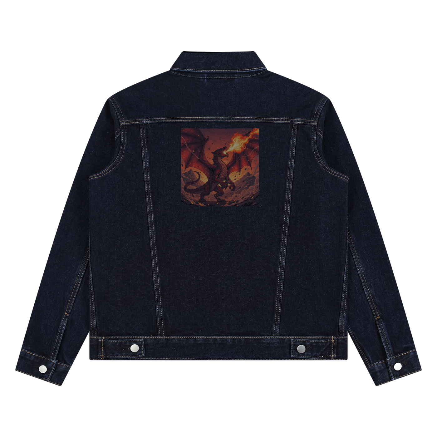 Unisex Vintage Wash Denim Jacket