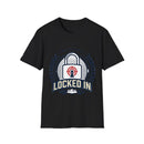 Locked In T-Shirt — Motivational 'Locked In' Graphic Tee