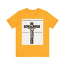 Jesus Crucifix T‑Shirt — Christian Faith Graphic Tee for Easter & Church