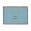 Sweet Dreams Woven Blanket — Cozy Nursery & Bedding Throw