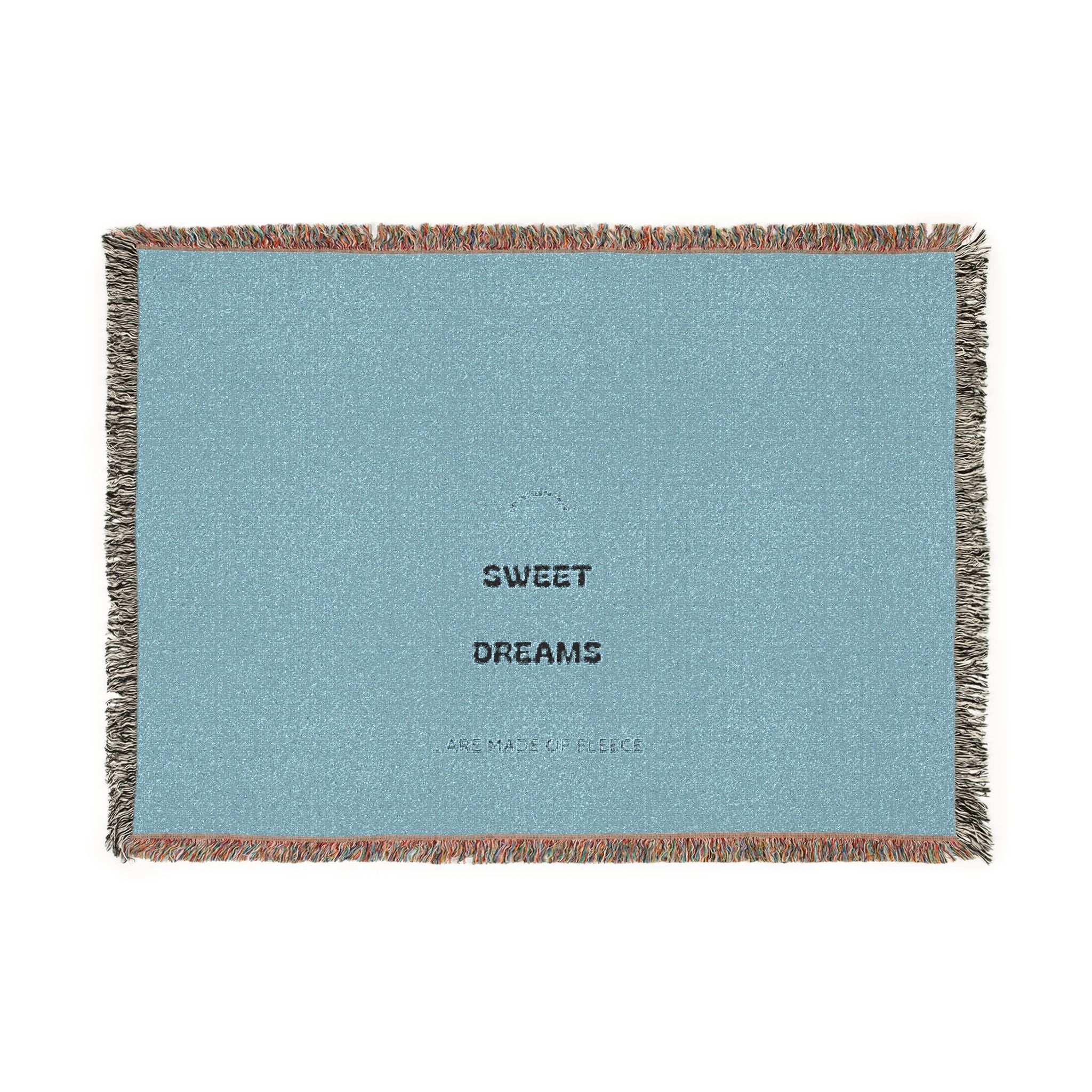 Sweet Dreams Woven Blanket — Cozy Nursery & Bedding Throw
