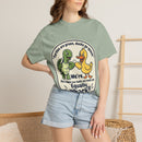 T-Shirt — "We're Equally Whack" Turtle & Duck Best Friends Graphic Tee