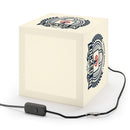 Light Cube Lamp — "Locked In" Athletic Badge Ambient Night Light