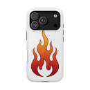 Flame Graphic Phone Case — Magnetic Impact‑Resistant Protective Cover