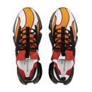Mesh Sneakers — Lightweight Breathable Men’s Athletic Shoes with Flame Design