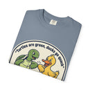 T-Shirt — "We're Equally Whack" Turtle & Duck Best Friends Graphic Tee