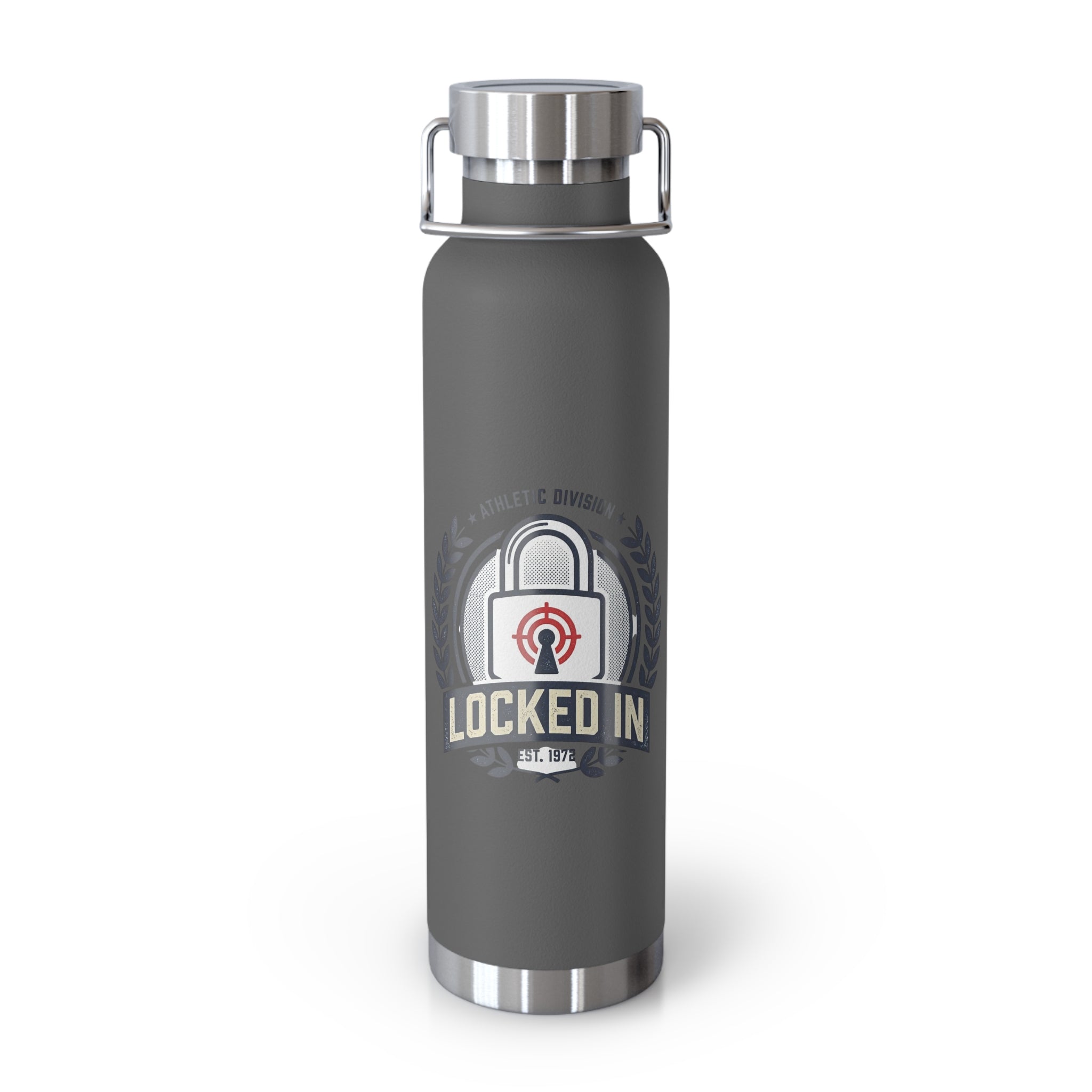 Locked In Logo 22oz Copper Vacuum Insulated Bottle