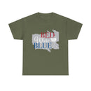 Bed Wine Blue T-Shirt — Patriotic Red White & Blue Graphic Tee