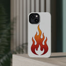 Flame Graphic Phone Case — Magnetic Impact‑Resistant Protective Cover