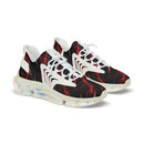 Men's Lightning Mesh Sneakers — Red Electric Graphic Athletic Shoes