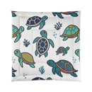 Sea Turtle Comforter - Cute Ocean Turtle Bedding for Kids & Coastal Bedrooms