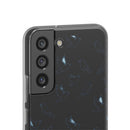 Dove Pattern Flexi Phone Case — Minimal White Bird Protective Case