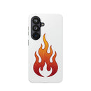 Flame Graphic Phone Case — Magnetic Impact‑Resistant Protective Cover