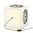 Light Cube Lamp — "Locked In" Athletic Badge Ambient Night Light