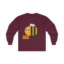 Bee Cool Long Sleeve Tee — Cute Bumblebee Graphic Shirt